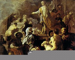 El sacrificio en el Templo