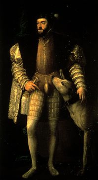 Carlos V según Tiziano en 1532