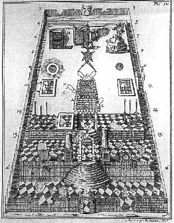 Lmina masona de 1747