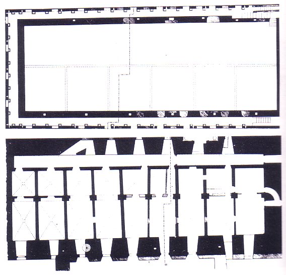 Plantas de la Capilla Sixtina (segn Steinmann)